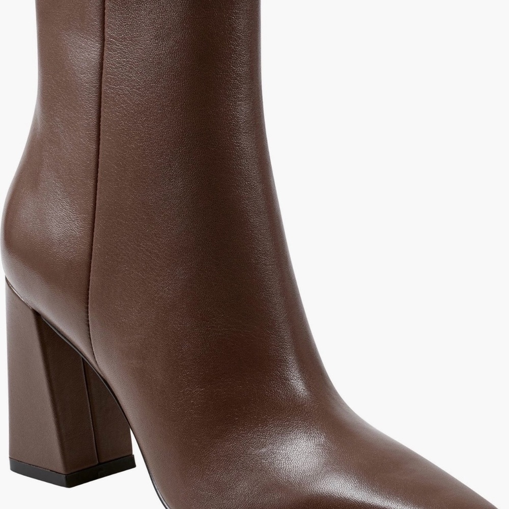 Marc Fisher Yanara Pointed Toe Bootie - Dark Brown (6.5)